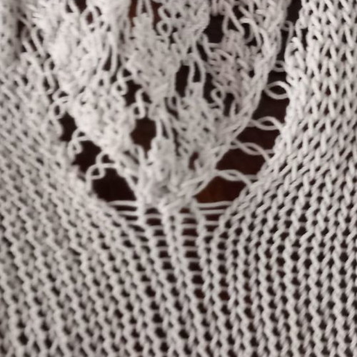Handmade table linen used with very fine thread