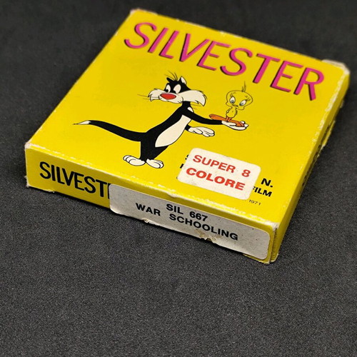 Super 8 Film Silvester & Tweety War Schooling vintage, new