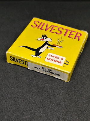Super 8 Film Silvester & Tweety War Schooling vintage, new