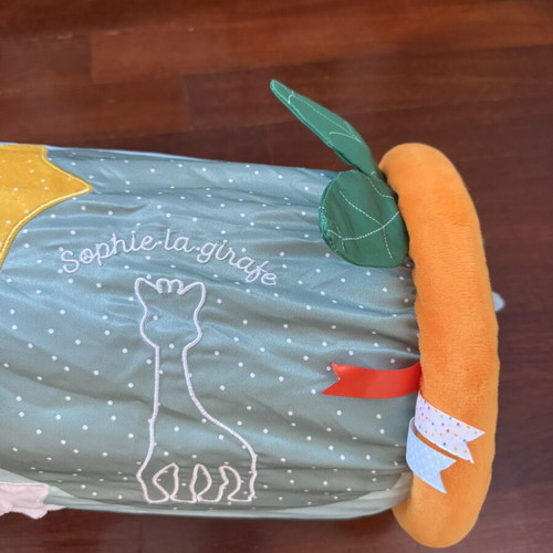 Sophie inflatable giraffe cylinder like new sensory baby toy
