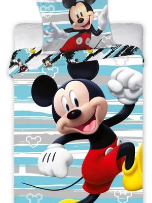 Disney Mickey Crib Bedding Set 100×135 New, 100% Cotton