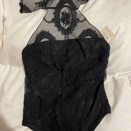 Nidodileda bodysuit new, black, size M