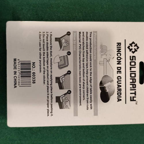 Solidarity corner protectors for furniture, pack of 4