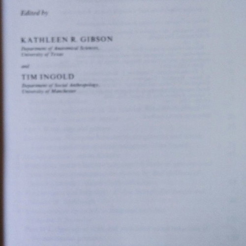 Tools, Language and Cognition in Human Evolution used book