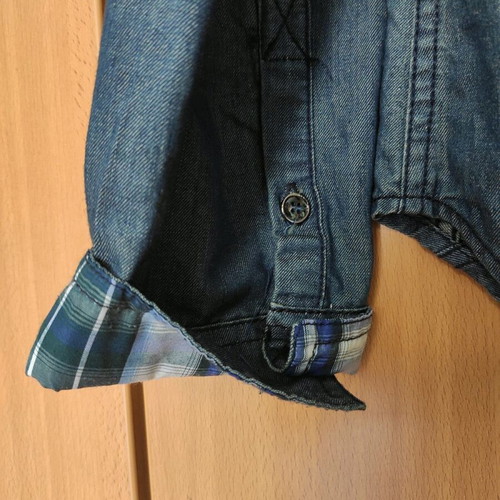 X-Three men's denim shirt like new, blue, size L