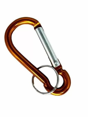 Μπρελόκ Carabiner 7,2cm καινούργιο, χρυσαφί