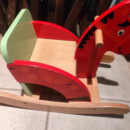 Wooden rocking horse like new for children