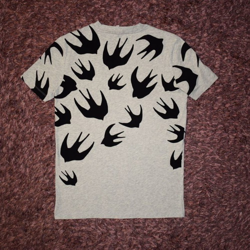 MCQ by Alexander McQueen Signature Swallow T-shirt men size M like new