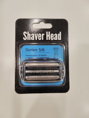 Ανταλλακτική κεφαλή Braun 53B για Series 5 και 6 νέα, συμβατή μαύρη