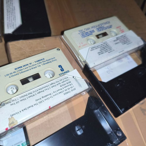 Cassette tapes like new, pack of 10, last double sealed