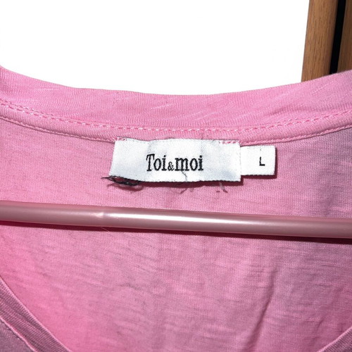 Toi&Moi women's blouse used, pink, size L