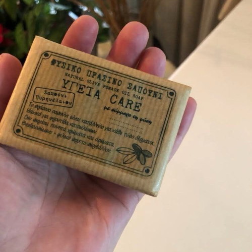 Natural green soap new, pack of 2, pomace and olive oil