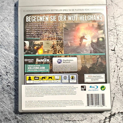 Killzone 2 Platinum for PlayStation 3 used