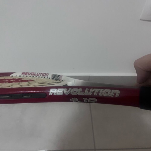 Revolution 4.10 Tecno Pro tennis racket used with case