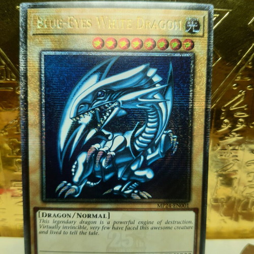 Yu-Gi-Oh! Blue Eyes White Dragon card near mint