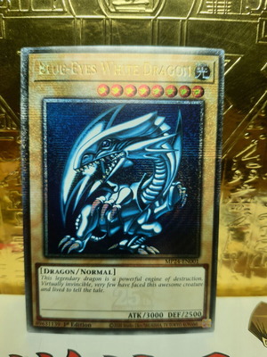 Yu-Gi-Oh! Blue Eyes White Dragon card near mint