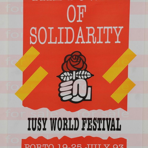 IUSY The Power of Solidarity poster like new
