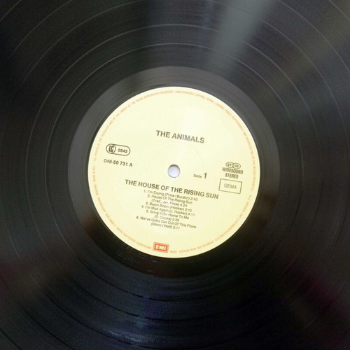 The Animals House Of The Rising Sun vinyl like new, rock