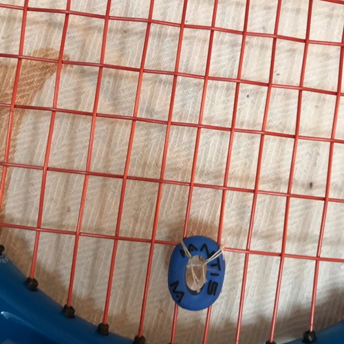 Mantis tennis racket used with case