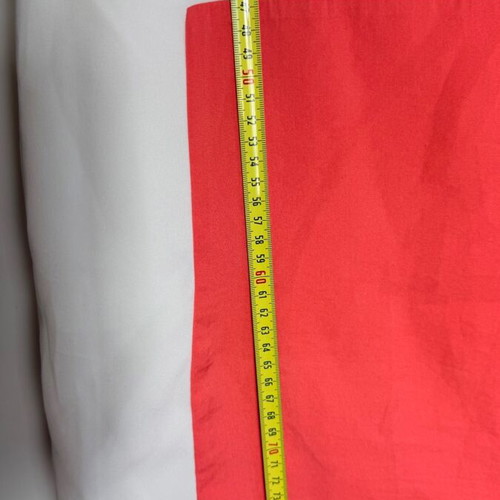 Zara color block shift dress sleeveless XL like new, orange coral