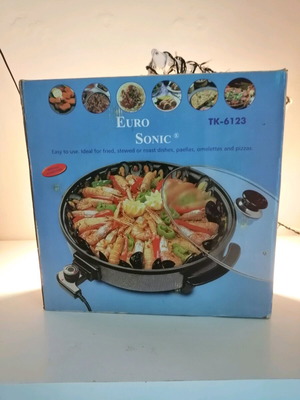 Τεπανγιακι ηλεκτρικό μεταχειρισμένο EURO-SONIC TK-6123 με γυάλινο καπάκι