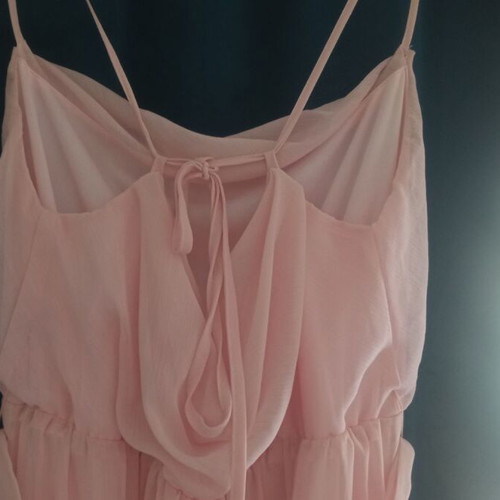 Shein long pink dress like new, size M fits large to XL
