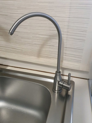 Camelot filter faucet under counter used