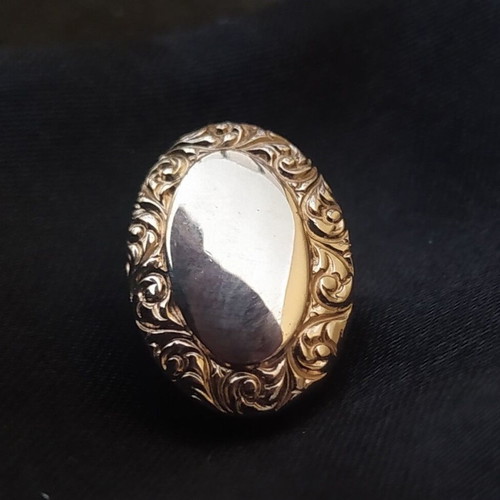 Anson USA vintage tie clip used, gold color