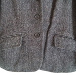 Wool jacket with velvet collar Charles Robertson like new, gray brown