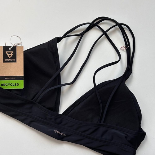 Brunotti Delohinia Women Bikini Top New Black Size M 40 EU