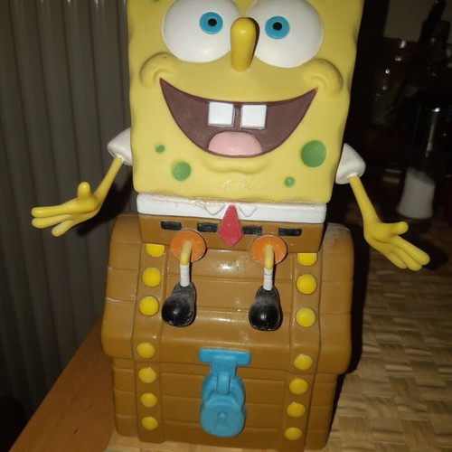 Vintage collectible Spongebob shampoo bottle used