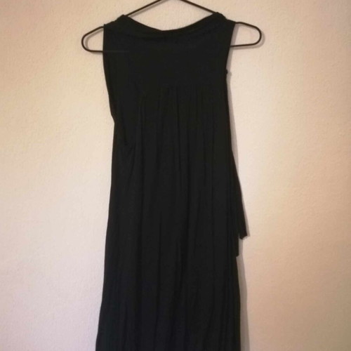 Black short balloon dress used, size S