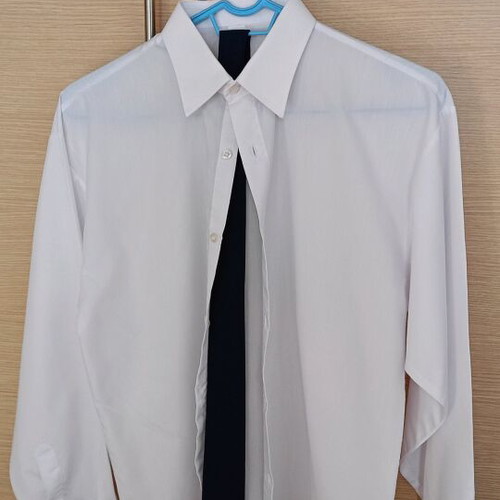 White parade shirt like new with free tie