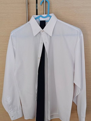White parade shirt like new with free tie
