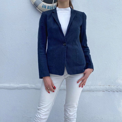 Zara blazer blue, size S/M, like new