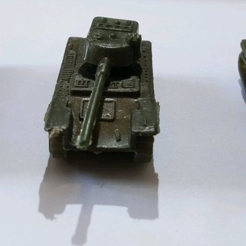 Set of 3 vintage collectible tanks used, 70s-80s decade