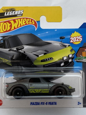 Mazda MX-5 Miata grey Hot Wheels HW Dream Garage 2025