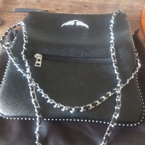 Zadig Voltaire shoulder bag like new, black