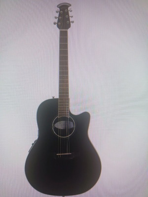 Ovation Celebrity CS Standard Mid Cutaway CS24 black electro-acoustic guitar new