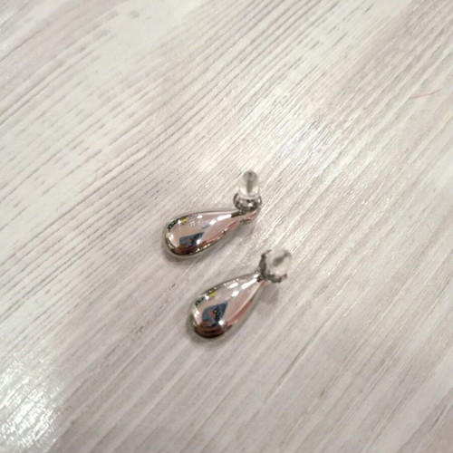 Teardrop earrings with crystal like new, multicolor