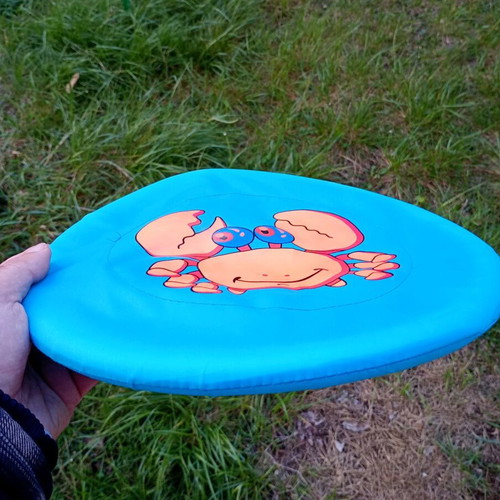 Fabric frisbee used made of nylon