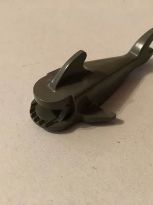 Lego Shark Piece like new, dark gray (2547)