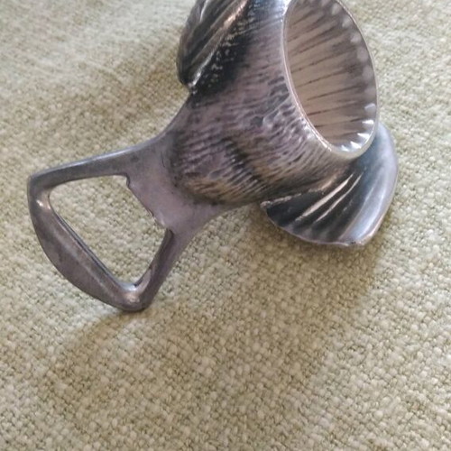 Bird bottle opener like new stainless steel, 9 cm length