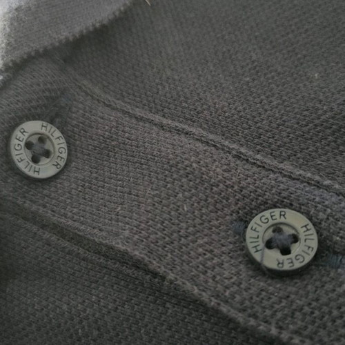 Tommy Hilfiger Polo Shirt for Boys 4 Years, Size 110, Like New, Gray and Blue