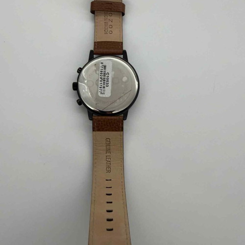 Oozoo Timepieces Summer with brown leather strap like new