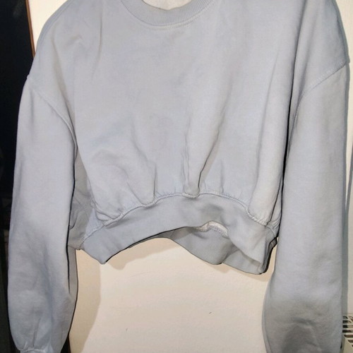 Zara sweatshirt used, turquoise, size M