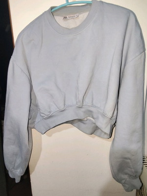 Zara sweatshirt used, turquoise, size M