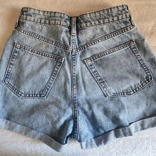 Jeans cotton shorts no 34 H&M like new, blue