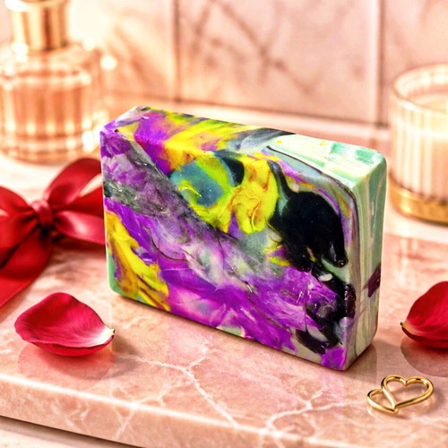 Handmade decorative aromatic soap "Northern Lights"