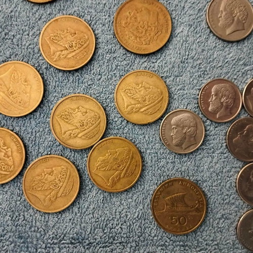 Greek coins pack used in very good condition